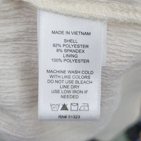 NWT 1.State Wrap Elegant Cream Ruffle Skirt Size Small - Picture 2 of 6